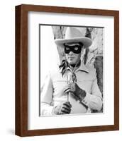 Clayton Moore - The Lone Ranger-null-Framed Photo