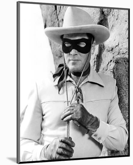 Clayton Moore - The Lone Ranger-null-Mounted Photo