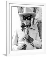 Clayton Moore - The Lone Ranger-null-Framed Photo