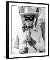 Clayton Moore - The Lone Ranger-null-Framed Photo