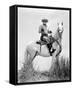 Clayton Moore - The Lone Ranger-null-Framed Stretched Canvas