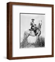 Clayton Moore - The Lone Ranger-null-Framed Photo