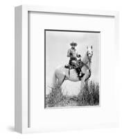 Clayton Moore - The Lone Ranger-null-Framed Photo