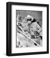 Clayton Moore - The Lone Ranger-null-Framed Photo