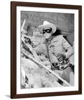 Clayton Moore - The Lone Ranger-null-Framed Photo