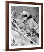 Clayton Moore - The Lone Ranger-null-Framed Photo