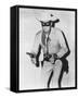 Clayton Moore - The Lone Ranger-null-Framed Stretched Canvas