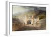 Clayton Tunnel Railway Portal, 1847 (W/C on Paper)-Unknown Artist-Framed Giclee Print