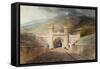 Clayton Tunnel Railway Portal, 1847 (W/C on Paper)-Unknown Artist-Framed Stretched Canvas