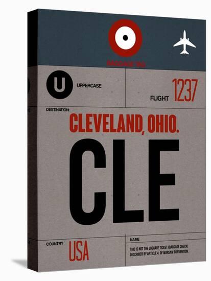 CLE Cleveland Luggage Tag I-NaxArt-Stretched Canvas