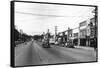 Cle Elum, Washington - A Street Scene-Lantern Press-Framed Stretched Canvas