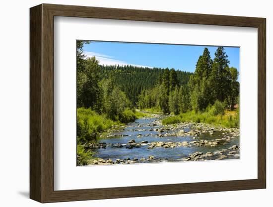 Cle-Elum, Washington State, USA. Quilt Trail-Jolly Sienda-Framed Photographic Print