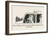 Clean Air from Smokers-William Heath Robinson-Framed Art Print