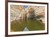 Clean Cold Water in the Creek Canyon. Sandstone Walls Apart, like Butterfly Wings. Picturesque Cany-kavram-Framed Photographic Print