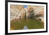 Clean Cold Water in the Creek Canyon. Sandstone Walls Apart, like Butterfly Wings. Picturesque Cany-kavram-Framed Photographic Print