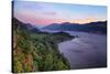 Clean Spring Morning at Columbia River Gorge, Oregon-Vincent James-Stretched Canvas