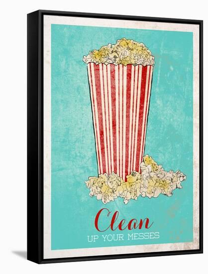 Clean Up Your Messes-SD Graphics Studio-Framed Stretched Canvas