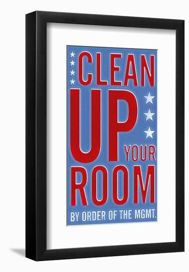 Clean Up Your Room-John Golden-Framed Art Print