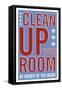 Clean Up Your Room-John W Golden-Framed Stretched Canvas