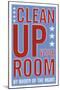 Clean Up Your Room-John W Golden-Mounted Giclee Print