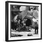 Cleaning a Kaldo Furnace, Park Gate Iron and Steel Co, Rotherham, South Yorkshire, 1964-Michael Walters-Framed Photographic Print