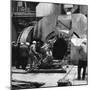 Cleaning a Kaldo Furnace, Park Gate Iron and Steel Co, Rotherham, South Yorkshire, 1964-Michael Walters-Mounted Photographic Print