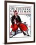 "Cleaning His Gun," Country Gentleman Cover, June 30, 1923-WM. Hoople-Framed Giclee Print