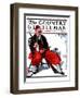 "Cleaning His Gun," Country Gentleman Cover, June 30, 1923-WM. Hoople-Framed Giclee Print