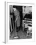 Cleaning Kitchen Floor-null-Framed Photographic Print