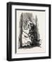 Cleaning the Doorstep, Child, 1882-null-Framed Giclee Print