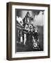 Cleaning the Statue of Queen Anne as Part of King George V's Silver Jubilee Celebrations, 1935-null-Framed Giclee Print