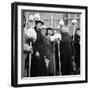 Cleaning Women Protesting For a Raise-Mark Kauffman-Framed Photographic Print