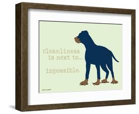 Cleanliness-Dog is Good-Framed Art Print