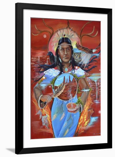 Cleansing Elements-Sue Clyne-Framed Giclee Print