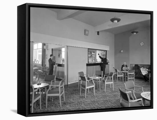 Clear Beer at the Miners Welfare, Swinton, South Yorkshire, 1960-Michael Walters-Framed Stretched Canvas