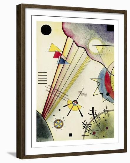 Clear Connection-Wassily Kandinsky-Framed Art Print