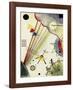 Clear Connection-Wassily Kandinsky-Framed Art Print