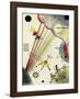 Clear Connection-Wassily Kandinsky-Framed Art Print