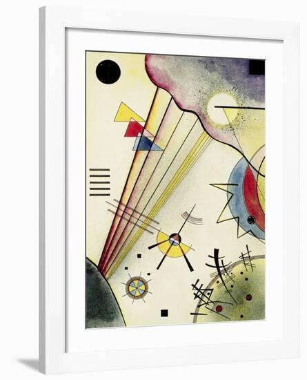 Clear Connection-Wassily Kandinsky-Framed Art Print