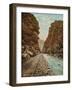 Clear Creek Canyon, Colorado, C.1899 (Photolitho)-William Henry Jackson-Framed Giclee Print