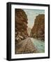 Clear Creek Canyon, Colorado, C.1899 (Photolitho)-William Henry Jackson-Framed Giclee Print