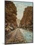 Clear Creek Canyon, Colorado, C.1899 (Photolitho)-William Henry Jackson-Mounted Giclee Print