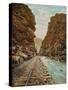 Clear Creek Canyon, Colorado, C.1899 (Photolitho)-William Henry Jackson-Stretched Canvas