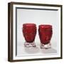 Clear Glass Glasses Covered with Red Glass, before 1837-null-Framed Giclee Print