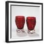 Clear Glass Glasses Covered with Red Glass, before 1837-null-Framed Giclee Print