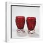 Clear Glass Glasses Covered with Red Glass, before 1837-null-Framed Giclee Print