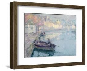 Clear Morning, Quimperle, 1923-Henri Eugene Augustin Le Sidaner-Framed Giclee Print