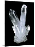 Clear Quartz Crystals-Geoff Tompkinson-Mounted Photographic Print