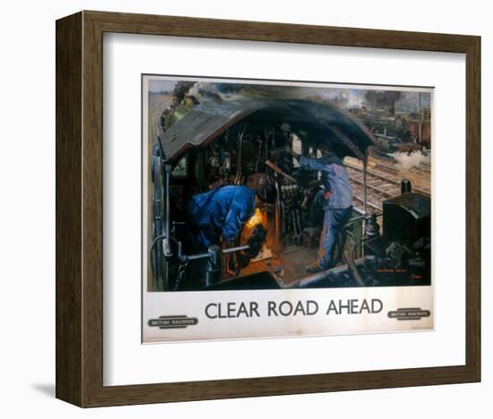 Clear Road Ahead, Monmouth Castle-null-Framed Art Print