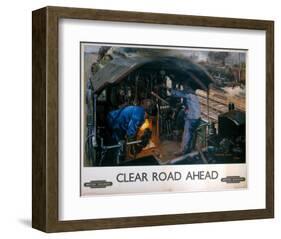 Clear Road Ahead, Monmouth Castle-null-Framed Art Print